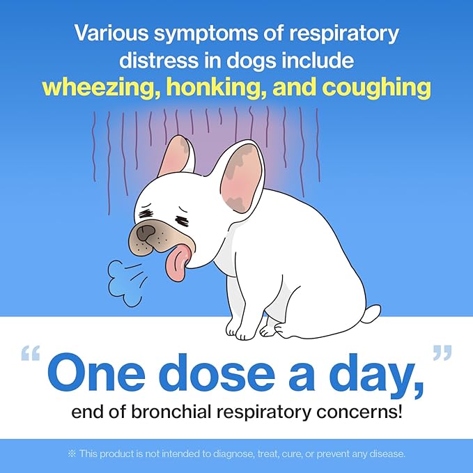 Doctor By Breath Bronchial Supplements for Dogs - Dog Cough Relief - for Dry, Wet & Barkly Pet Cough (8.5 Ounce (Pack of 1))