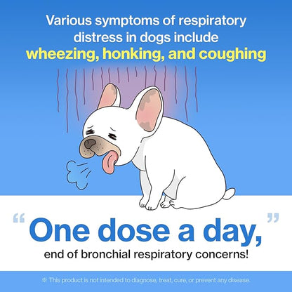 Doctor By Breath Bronchial Supplements for Dogs - Dog Cough Relief - for Dry, Wet & Barkly Pet Cough (8.5 Ounce (Pack of 1))