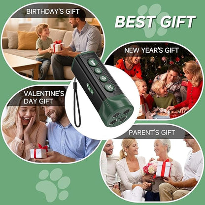 BOKKY 6-in-1 Anti Barking Device for Dogs with 3X Sonic Emitters Convertible Waterproof Dog Bark Deterrent of 4 Heads Up to 32FT Long - Safe for Dogs Training - Indoor & Outdoor