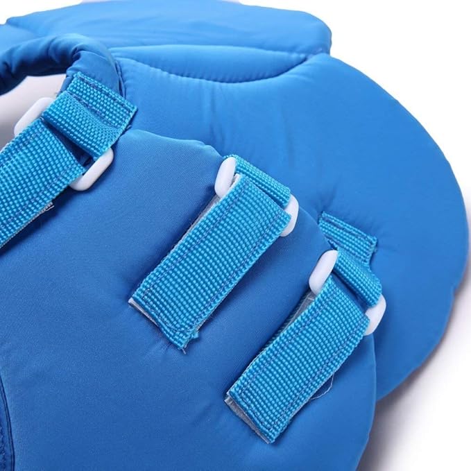 Dogs Cats Medical Grooming Pet E-Collar Recovery Remedy Protective Dog Lick Caught Soft Sponge Adjustable Postoperative Kit for Small and Medium Dog (Blue, L (neck's Girth 12.6" to 13.3"))