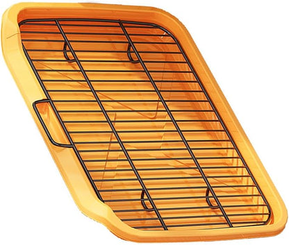 AYNEFY Dog Supplies Dog Supplies, to Clean, Large Space, Removable Washable Training Toilet for Pet Dogs, with Flat Plate Design, for Small Medium Large Dogs Spill Proof Dog Potty Tray,