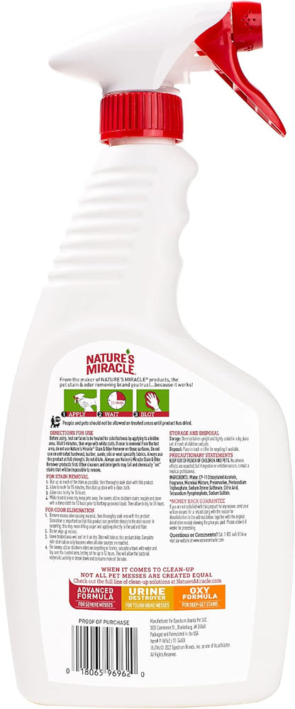 Nature's Miracle Dog Stain and Odor Remover,Everyday Mess Enzymatic Formula,24 fl oz,(Pack of 2)