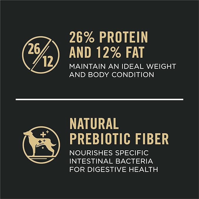 Purina Pro Plan High Protein, Digestive Health Large Breed Dog Food Dry, Chicken and Rice Formula - 47 lb. Bag