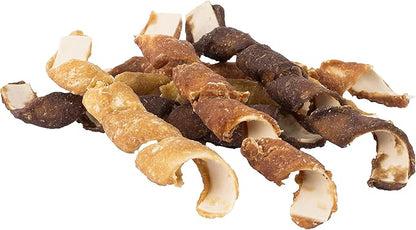 DreamBone Spirals Variety Pack, No-Rawhide Chews for Dogs, 32 Spiral Chews