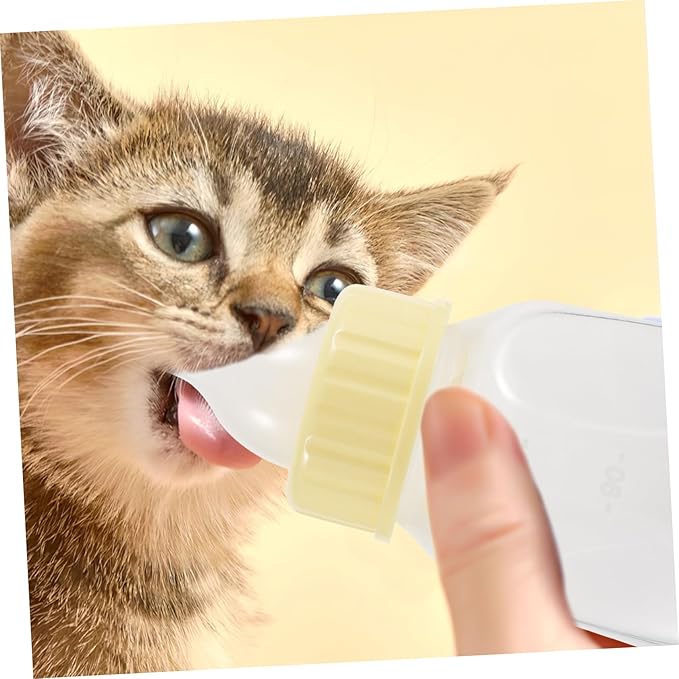 HANABASS Pet Nursing Bottle Kit for Puppies and Kittens Durable Feeding Bottle with Soft Nipple for Safe Drinking Small Animal Milk Feeder for Rabbits and Pets