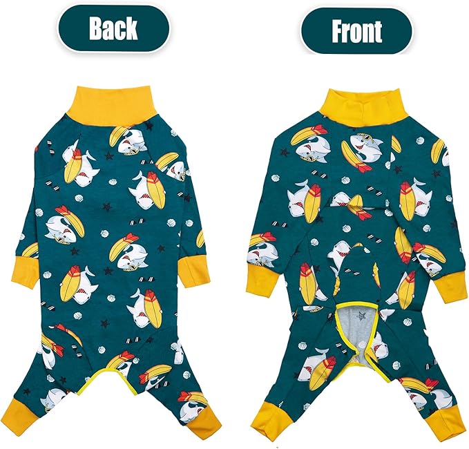 Dog Surgery Recovery Suit Onesies for Large Dogs Spayed Recovery Suit Cone Alternative After Surgery Abdominal Wounds Protector Dog Bodysuit for Medium Large Dogs Pajamas