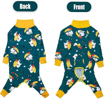 Dog Surgery Recovery Suit Onesies for Large Dogs Spayed Recovery Suit Cone Alternative After Surgery Abdominal Wounds Protector Dog Bodysuit for Medium Large Dogs Pajamas