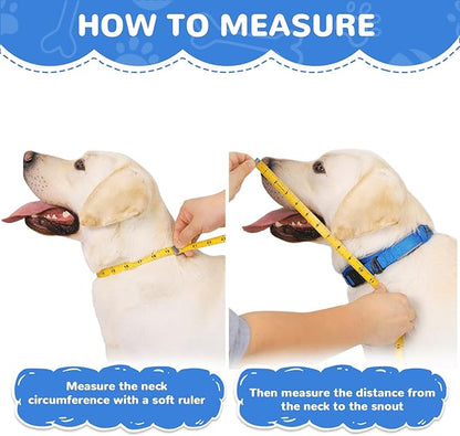 Soft Dog Cone Collar for Dogs After Surgery, Transparent Cone for Dogs to Stop Licking, Breathable Dog Neck Cone for Small Medium Large Dog, Adjustable Elizabethan Pet Recovery Collar (Blue, Size 1)