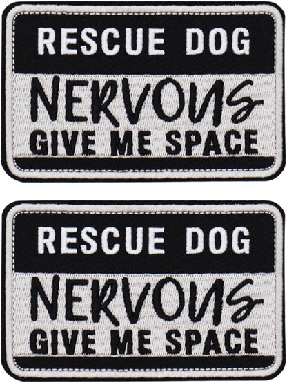 2 PCS Service Dog Patches Removable Tactical Hook Loop Embroidered in Training Patch Do Not Pet Working Dog Patch for Vest Harnesses Collars Leashes