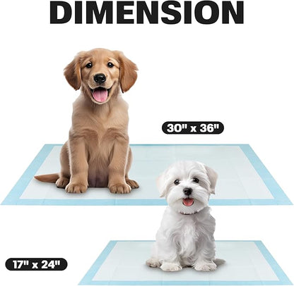 BV XXL Puppy Pads 20 Count 36" x 30" - Leak-Proof Pee Pads for Dogs with 6-Layer Design, Rapid Dry Sheet & Attractant - Dog Pad Extra Large with Odor Control - Perfect for Big Dogs & Indoor Use