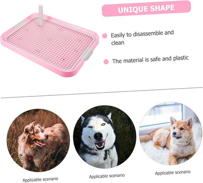 LIOOBO Pet Accessory Indoor Dog Pee Station Puppy Training Toilet Mesh Tray for Small Dogs