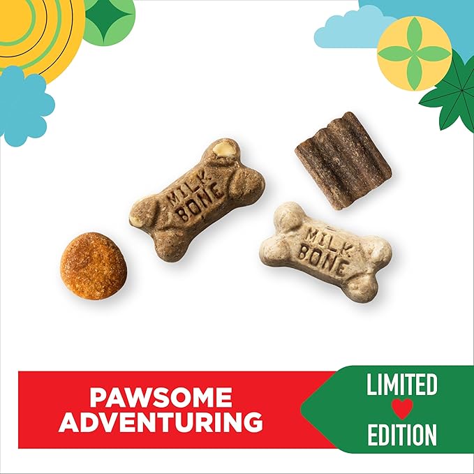 Milk-Bone Trail Mix with Real Beef & Sweet Potato, Crunchy & Chewy Dog Treats, 8 Oz. Bag