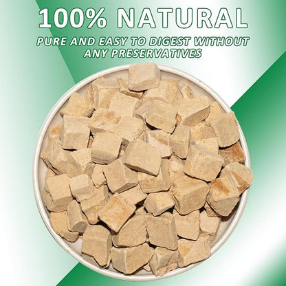 JADINGSFRM Freeze Dried Duck Liver Dog & Cat Treats, High Protein Single Ingredient, All Nature Raw, Grain Free, Gluten Free, Dog Treats for Training and Food Topper 8.8 Oz