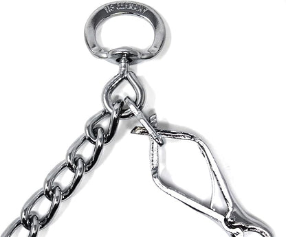 Herm Sprenger Prong Dog Training Collar with Quick Release Ultra-Plus Chrome Plated Steel Pet Pinch Collar for Dogs Anti Pull Training Collar 3mm x 21-22in Medium