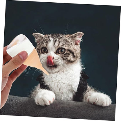 LIOOBO Tiny Pet Nursing Bottle Set Puppy Milk Feeder Newborn Cat Milk Bottle Reusable