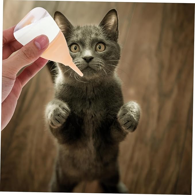 Toddmomy Cat Milk Bottle Puppy Feeder Bottle Kitten Milk Feeder Small Nursing Bottle Pet Milk Feeding Bottle