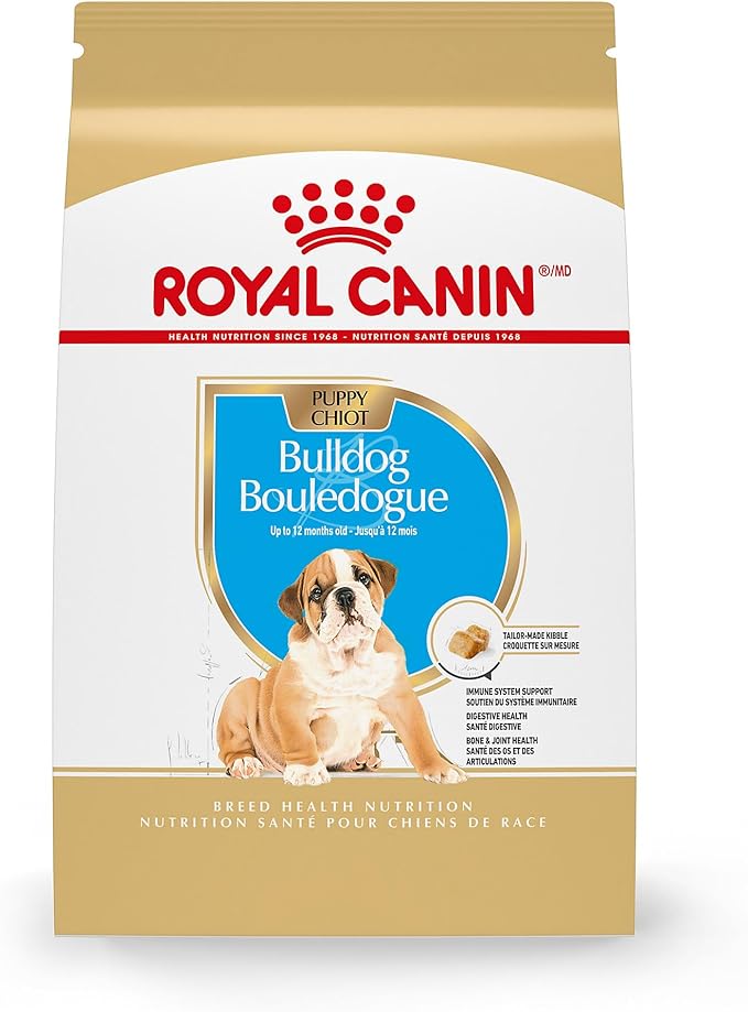 Royal Canin Breed Health Nutrition Bulldog Puppy Dry Dog Food, 6 lb Bag