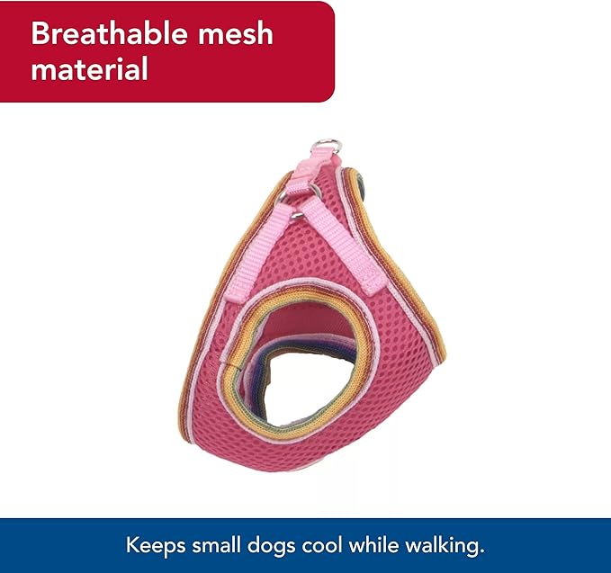 Coastal Pet Li'l Pals Comfort Mesh Dog Harness - No-Pull Step-in Dog Harness for Small Dogs & Puppies - Dog Cooling Vest - Orchid - 3/8" x 8"-10"