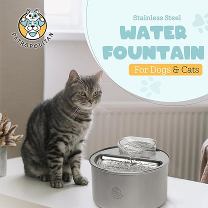 Replacement Filters for TK-WF119L Smart Stainless Steel Cat Water Fountain with WI-FI App Control, 3.5L/118oz Ultra-Quiet Pet Fountain Replacement Filters, Set of 6 Filters & 6 Sponges