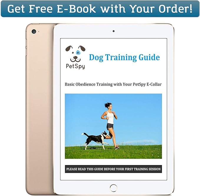 PetSpy P620 Dog Training Shock Collar for Dogs with Vibration, Electric Shock, Beep; Rechargeable and Waterproof Remote Trainer E-Collar - 10-140 lbs (Two Dogs - Bundle)