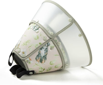 Soft Dog Cone Collar for Large Medium Small Dogs After Surgery, Adjustable Pet Recovery E-Collar, Brown XLarge