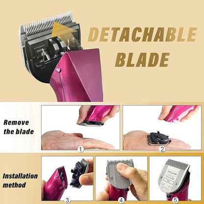 5-in-1 Replacement Clipper Blade, Detachable & Adjustable Dog Grooming Blade Compatible with Wahl Arco, Bravura, Chromado, Creativa, Figura, Motion & SuperGroom (2 Pack)