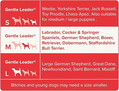 Beaphar | Gentle Leader | Head Collar for Medium Dogs | Stops Pulling On The Lead | Training Aid with Immediate Effect | Endorsed by Behaviourists | Red x 1