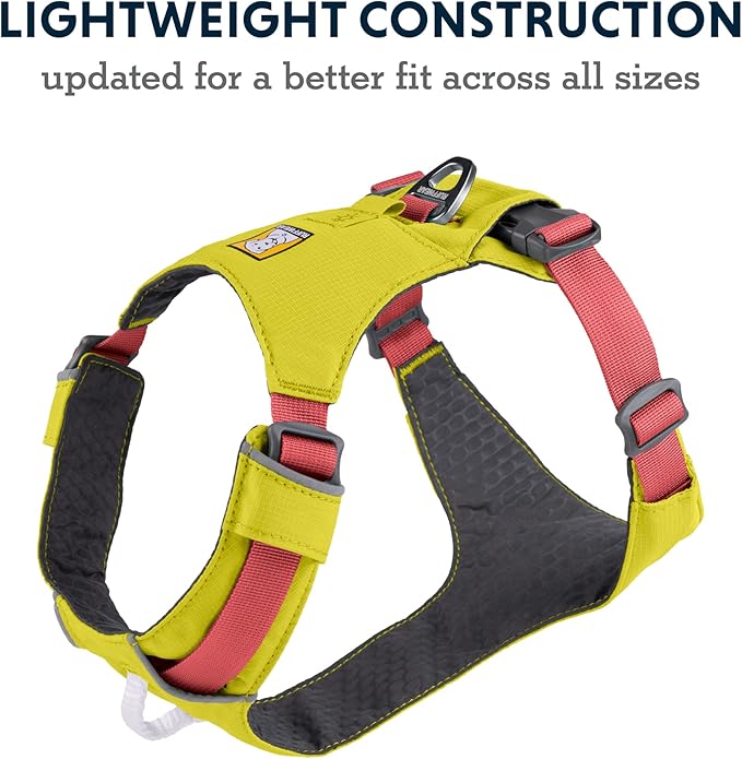 Ruffwear, Hi & Light, Everyday Lightweight Dog Harness, Trail Running, Walking, Hiking, All-Day Wear, Basalt Gray, XXX-Small