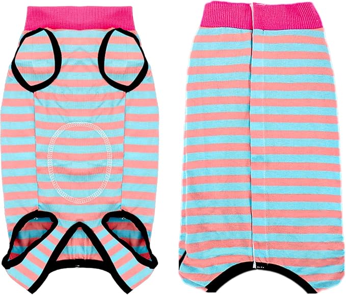 Coppthinktu Dog Surgery Recovery Suit for Dogs Cat Dog Onesie, Dog Recovery Suit Female for Small Medium, Pet Surgical Neuter Post-Surgery Suit E-Collar Alternative Anti Licking Abdominal Wounds