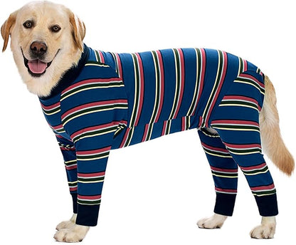 Dog Surgery Recovery Suit Onesies for Large Dogs Spayed Recovery Suit Cone Alternative After Surgery Abdominal Wounds Protector Dog Bodysuit for Medium Large Dogs Pajamas