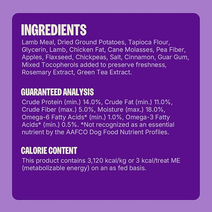 Wellness CORE Tiny Trainers Dog Treats, Natural, Training Treat, Grain Free, Lamb & Apple (6 Ounce Bag)