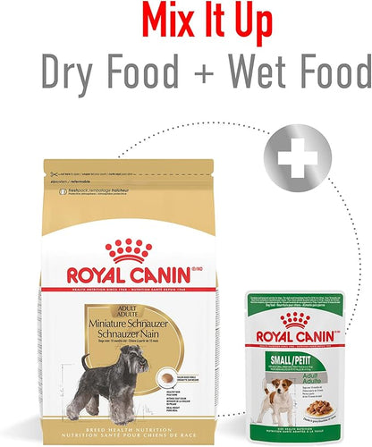 Royal Canin Breed Health Nutrition Miniature Schnauzer Adult Dry Dog Food, 10 lb Bag