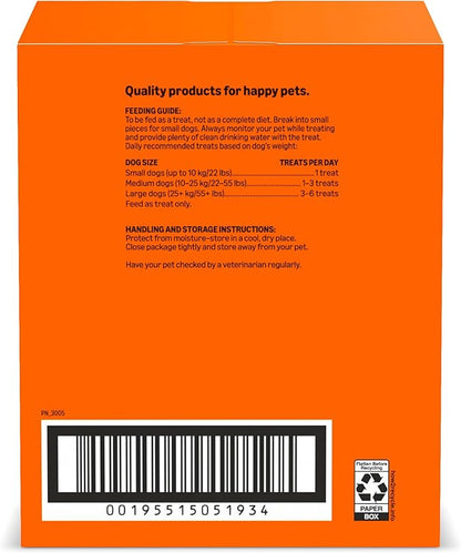 Amazon Basics Crunchy Dog Biscuits Peanut Butter Flavor Dog Treats 5 lb. Box