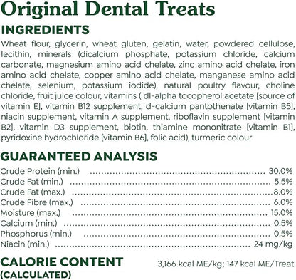 Greenies Veterinarian-Recommended Adult Natural Dental Dog Treats Petite Size, Dog Dental Chews, Original Flavor, 27 oz. Pack, 45 Count