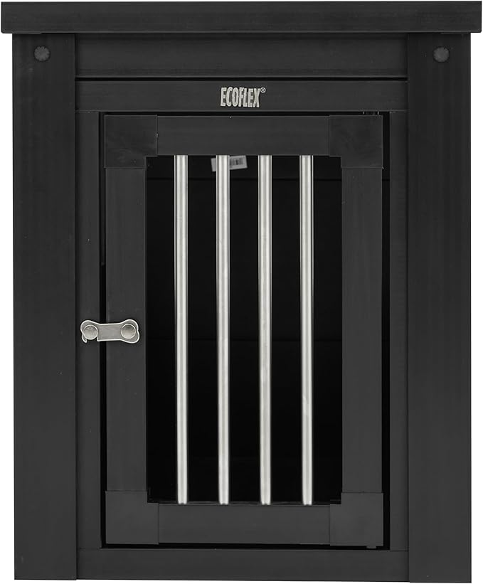 New Age Pet ecoFlex Pet Crate/End Table, Espresso, Small