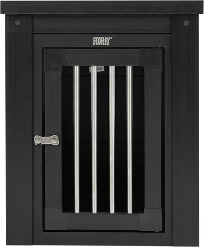 New Age Pet ecoFlex Pet Crate/End Table, Espresso, Small