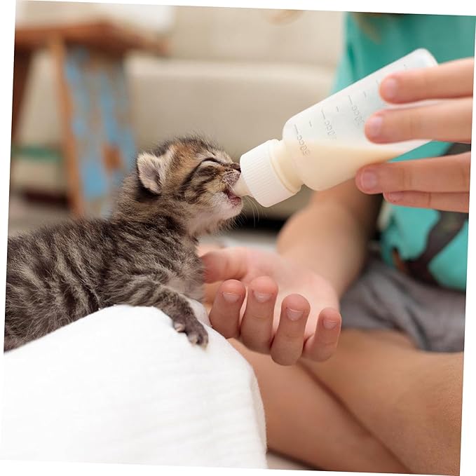 Accurate Measurement Pet Nursing Bottle and Milk Brush for Kitten Bottles Pet Supplies