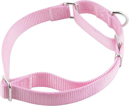 Hyhug Martingale Collar for Dogs Large Pink |Escape - Proof Heavy Duty Nylon Durable No Pull, Ideal for Training & Daily Walks