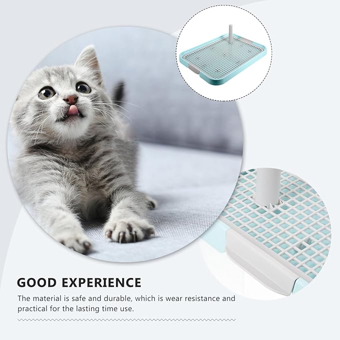 Ipetboom Thickened Puppy Toilet Animal Bedpan Pet Train Accessory Dog Potty Indoor for