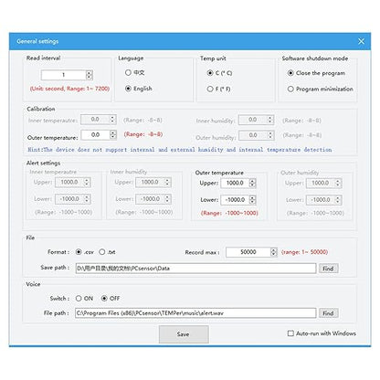 USB Temperature Humidity Meter PC Laptop USB Sensor Thermometer Temper Curve Display The Actual Time Temperature is Converted Right Into a Curve and Huge Variety of