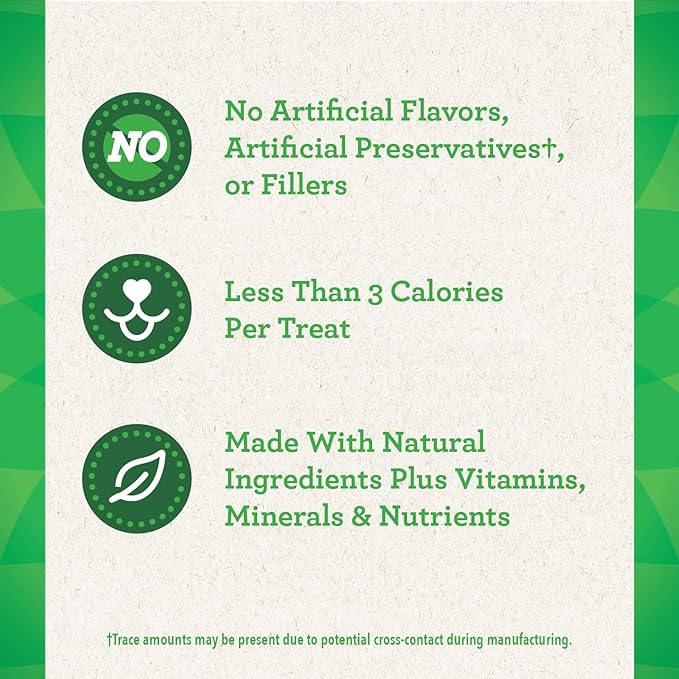 Greenies Smartbites Immune Support Crunchy & Soft Dog Treats, Chicken Flavor, 8 oz. Pack (Pack of 2)