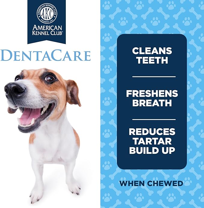 American Kennel Club Dentacare Smoked Flavor Dog Treats, Good for Dog Dental Health, for Large Dog Breeds, 15 Count