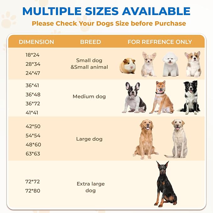 Fostanfly Washable Dog Pee Pads for Dogs, 2-Pack 41"x41" Large Reusable Potty Training Pads, Ultra-Absorbent, Leak-Proof & Non-Slip, with 8 Lanyards for Playpen, Crates & Furniture, Gray