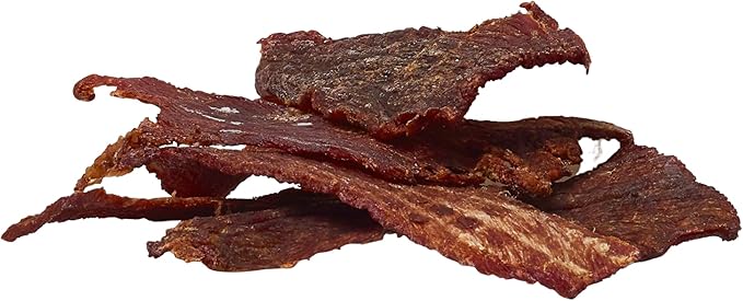 JustFoodForDogs Single Ingredient Healthy Dog Treats and Dog Snacks, Jerky Treats, Human Grade, Preservative and Grain Free, Rawhide Free Chews, Low Calorie Treat - Beef Brisket, 5 oz