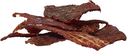 JustFoodForDogs Single Ingredient Healthy Dog Treats and Dog Snacks, Jerky Treats, Human Grade, Preservative and Grain Free, Rawhide Free Chews, Low Calorie Treat - Beef Brisket, 5 oz