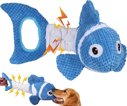 Squeaky Dog Toys - Plush Toy, Durable, Stretchy, Keeps Dogs Busy, Interactive Dog Toys Stress Release Game for Boredom Suitable for Small Medium and Large Dogs