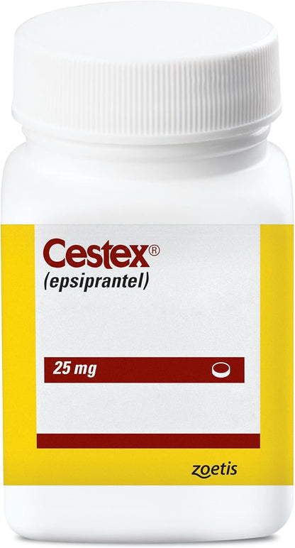 Cestex (epsiprantel) for Dogs & Cats, 25 mg (Maroon), 1 Tablet