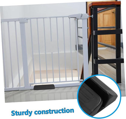 UPKOCH Pet Gate Kick Plate Kick Safety Door Guardrail for Indoor Use Easy Installation Versatile Barrier for Dogs and Cats Black