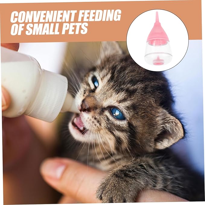 Abaodam Milk Storage Bottle for Newborn Pets Nursing Bottle for Kittens Puppies Silicone Feeding Cat Dog Feeder