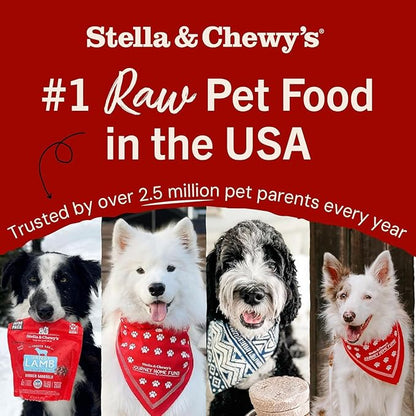 Stella & Chewy's Freeze-Dried Raw Lamb Meal Mixers- Dog Food Topper and Mixer - Made with 95% Grass-Fed Lamb, Organs & Bone - Perfect for Picky Eaters - Grain-Free - 35 oz (Pack of 2)